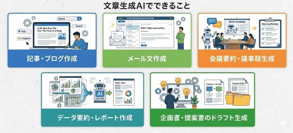 文章生成AIでできること
