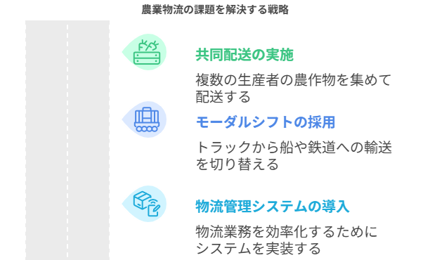 農業における物流の課題を解決するポイント