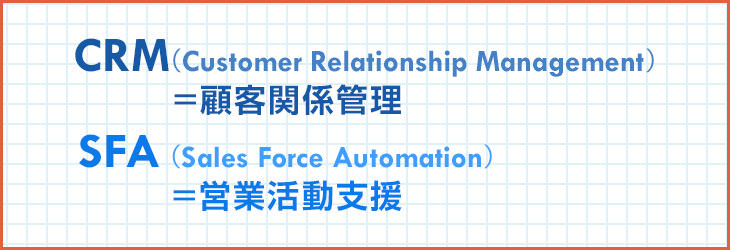 CRMとSFA
