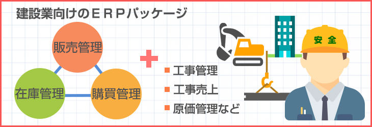 建設業向けのERPパッケージ